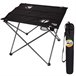 Mesa plegable textil para camping Aktive Negro