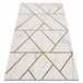 Alfombra EMERALD exclusivo 1012 glamour 120x170 Crema