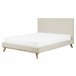 Beliani Cama con somier Chenilla TALENCE 177x218 Beige