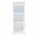Mueble de baño Karlsøy con 1 puerta MDF ratán Blanco