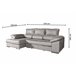 Sofa Cama Chaise Longue Daniel Arena
