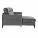 Chaise longue con cama ELIA Gris