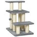 Escalera para Gatos Aglomerado de Madera, Felpa PawHut Escalera para Gatos Aglomerado de Madera, Felpa PawHut Gris