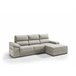 Chaise longue con arcón RUBIK Beige