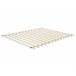 Beliani Cama con somier Madera de caucho BOUSSICOURT Marron