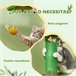 Árbol para Gatos Aglomerado de Madera, Poliéster PawHut Verde