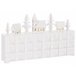 Beliani Figura decorativa MUONIO Blanco