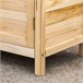 Armario de Almacenaje Madera de Abeto Outsunny Marron