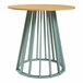 Mesa de comedor Lensuu redonda [en.casa] Verde