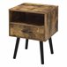 Mesa de Noche Gävle con Cajón aglomerado/madera 42 Madera
