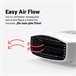 Termoventilador Horizontal  2000W | UNIVERSALBLUE Blanco/ Negro