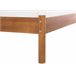 Beliani Cama con somier Madera de pino BARRET 106x210 Marron
