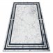 Alfombra lavable ANDRE 1023 Marco Mármol 120x170 Blanco/ Gris