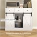 Alacena de Cocina Melamina de Madera HOMCOM, hogar - cocina Blanco