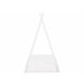 Beliani Estructura de cama Madera de pino SAURAT 94x206 Blanco
