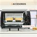 Horno Eléctrico Sobremesa Negro