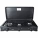 Cocina de gas portátil MPM KN-03/1KB Negro