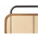 Beliani Cama con somier Madera de caucho BOUSSICOURT Marron