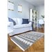 Alfombra ECO sisal BOHO MOROC Geométrico 22321 franjas 175x270 Gris
