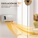 Calentador Eléctrico Pared ABS, PA HOMCOM, hogar - climatización Blanco