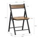 Silla Plegable de Oficina FST88-PF SoBuy Natural