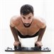 Tabla de Flexiones Push-Up con Bandas de Resistencia y Guía de Ejercicios Negro