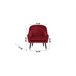 Sillón Decorativo RETRO color rojo Rojo