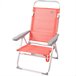 Silla baja reclinable aluminio coral Aktive Naranja