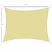 Toldo de Vela Rectangular Poliéster Outsunny 300x400 Mostaza