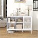 Aparador de Cocina Melamina de Madera HOMCOM Blanco