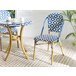Beliani Conjunto de comedor RIFREDDO Azul Marino