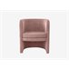 Sillón modelo HEBE decorativo Rosa