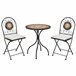 Set de jardín con mesa y 2 sillas BISTRO multi color Multicolor