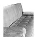 Sofá-cama chaise longue con mesita de centro Gris Claro