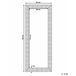 Beliani Espejo DRAVEIL 50x2 Dorado