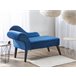 Beliani Chaise longue izquierdo Terciopelo BIARRITZ Beliani Chaise longue izquierdo Terciopelo BIARRITZ Azul Marino
