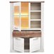 Vitrina baja 3 puertas VERONA  Blanco/ Madera