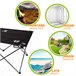 Mesa plegable textil para camping Aktive Negro