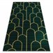 Alfombra EMERALD exclusivo 1021 glamour 240x330 Verde