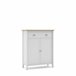 Mueble Microondas 2P 1C LANDHAUS. Blanco