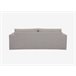 Sofá 3 plazas fijo JUNO desenfundable Beige