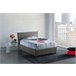 Cama plaza y media en tela Gris