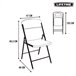 Silla plegable ultrarresistente LIFETIME UV100 Blanco