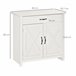 Aparador de Cocina MDF, Melamina de Madera HOMCOM, hogar - cocina Blanco