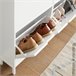 Zapatero Estrecho 4 solapas FSR100-W SoBuy Blanco