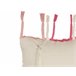 Beliani Cojín decorativo BISTORTA Blanco/ Beige