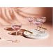 Beliani Cristalería Vidrio MORGANITE Transparente