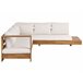 Beliani Conjunto de jardín MARETTIMO Blanco/ Beige