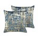 Beliani Cojín decorativo GARDENIA 45x45 Azul