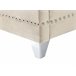 Beliani Cama con somier Terciopelo AYETTE 185x215 Beige